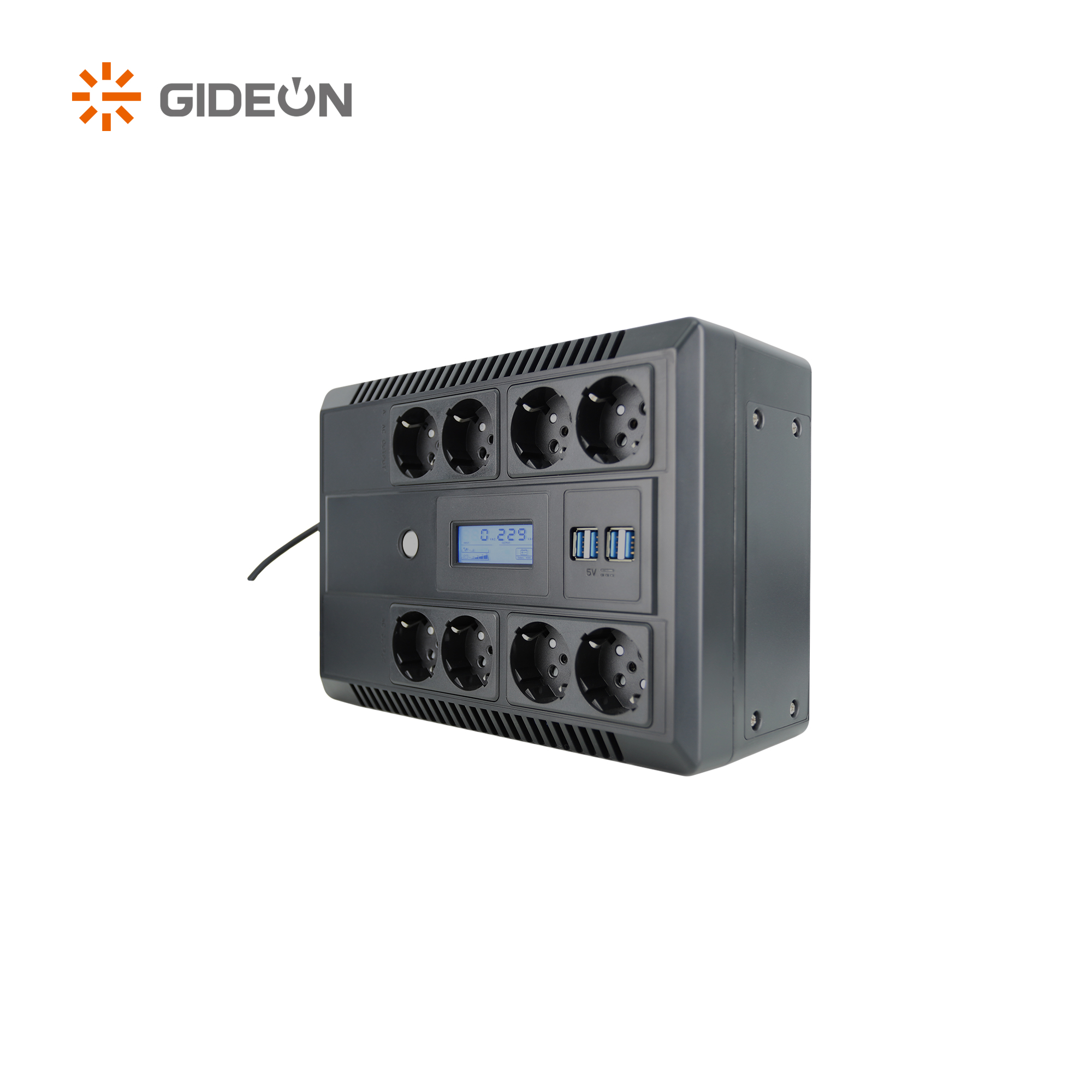 GDUP01-G 450VA-1000VA AC UPS com tela LCD 