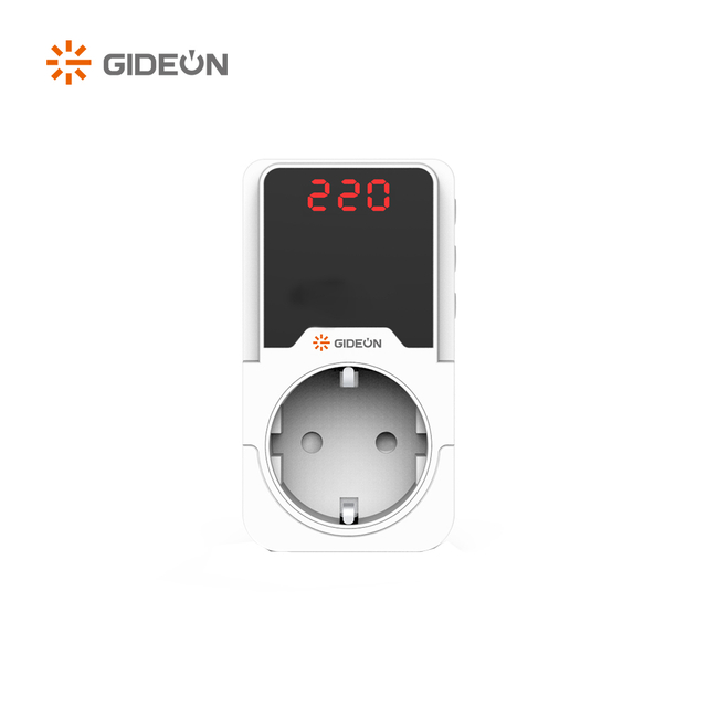 GD-V099 Plugue alemão Protetor de tensão de 230v Protetor de tensão automática e protetor de menor tensão para uso doméstico