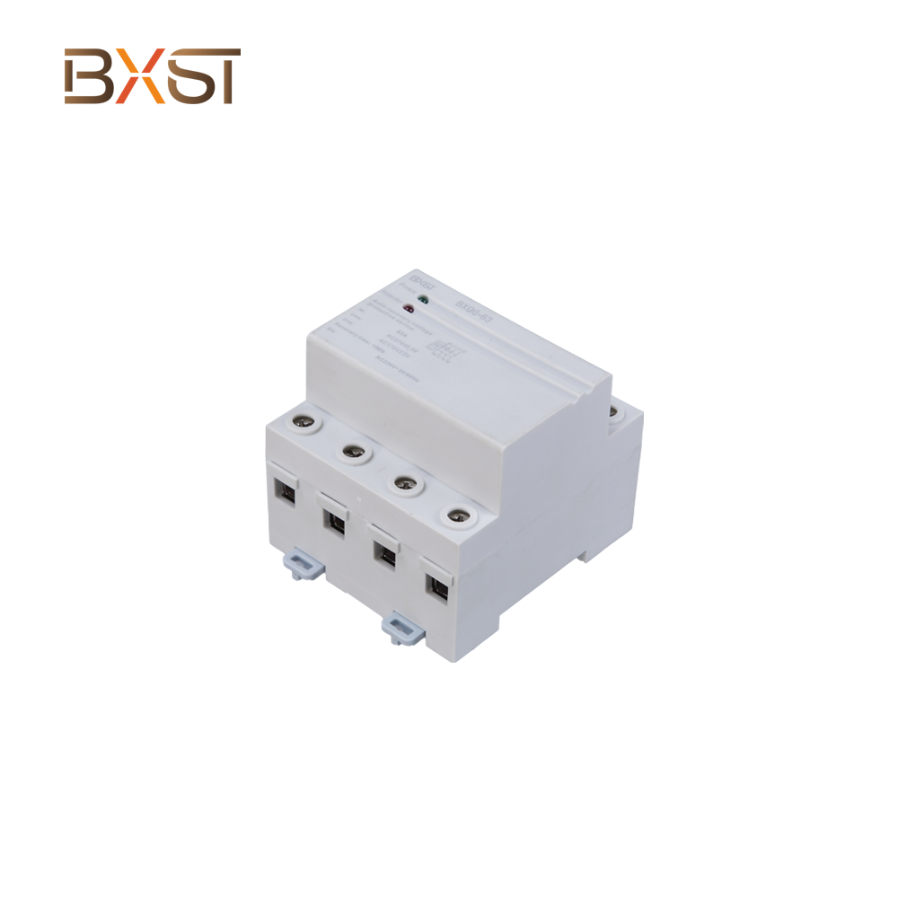 BXST DIN RAIL 230V 63A Protetor de tensão trifásica V002