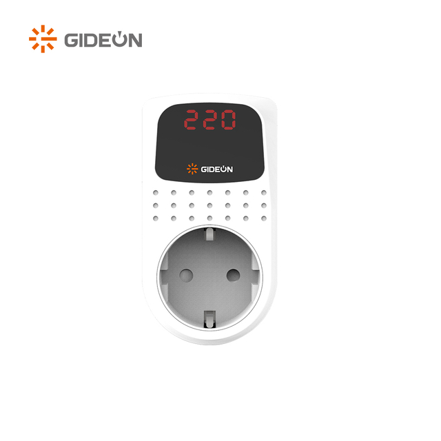Protetor de tensão doméstica GD-V098-G com padrão alemão para uso doméstico da geladeira de TV