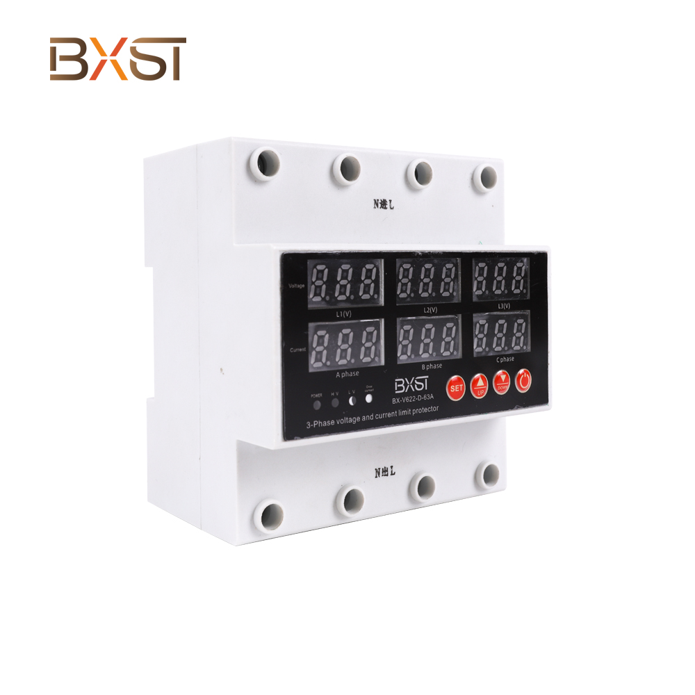 Bxst Din Rail Home Protector de tensão tridimensional V622-D