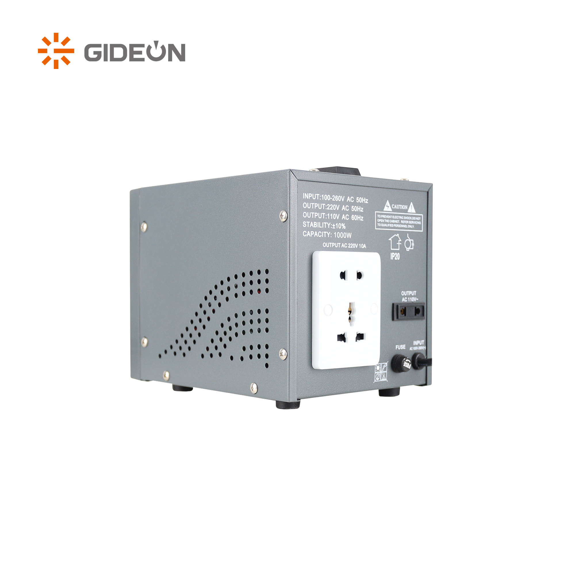 GD-AVR18 500VA/1000VA/1500VA/2000VA Estabilizador de tensão estável com estabilizador de plugue padrão universal para uso doméstico