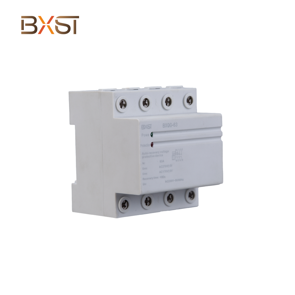 BXST DIN RAIL 230V 63A Protetor de tensão trifásica V002