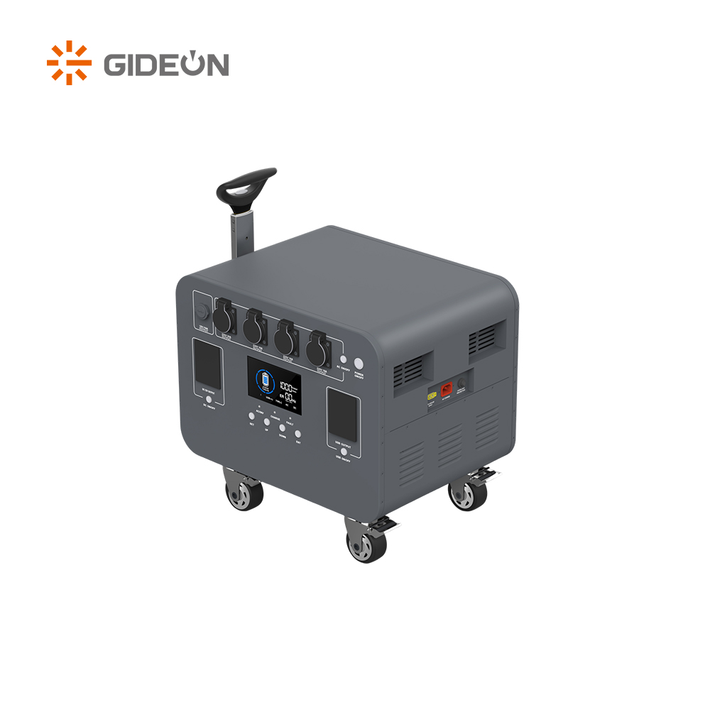 GD-SS026-5000W Fonte de alimentação portátil de armazenamento de energia com entrada de carregador de entrada solar porta de saída