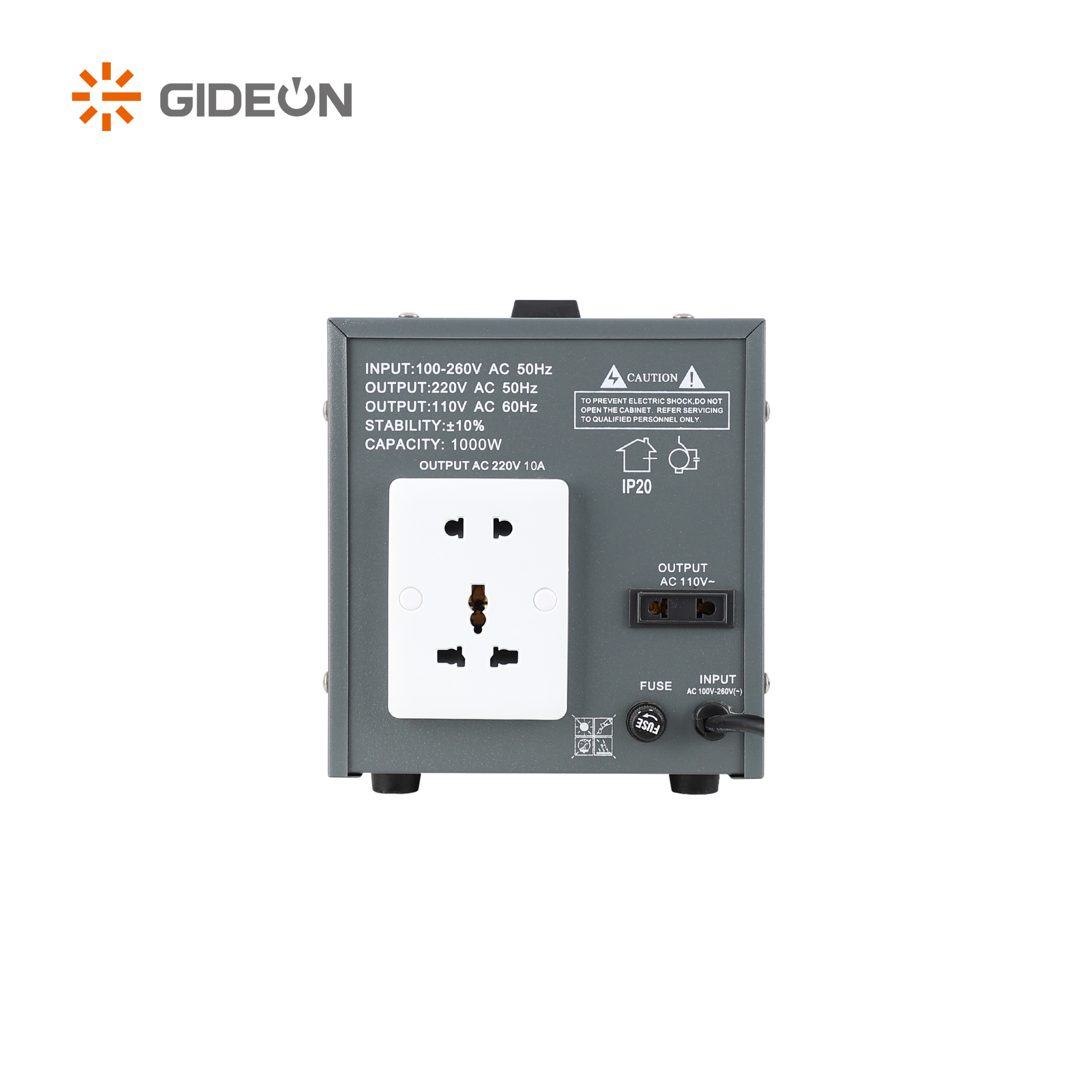 GD-AVR18 500VA/1000VA/1500VA/2000VA Estabilizador de tensão estável com estabilizador de plugue padrão universal para uso doméstico