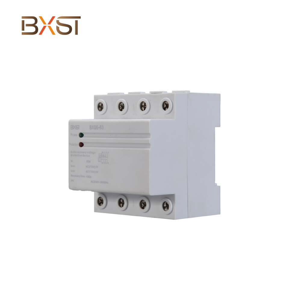 BXST DIN RAIL 230V 63A Protetor de tensão trifásica V002