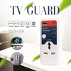 220V sobre tensão e sob o dispositivo de proteção de tensão, protetor de tensão de potência do soquete para geladeira, guarda da geladeira com USB