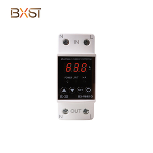 BXST AC220V 40/63A Over/Under Tovolage/Current Protector Din Rail