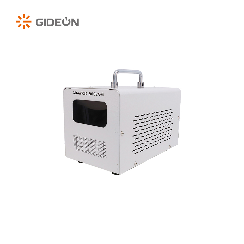 Estabilizador de tensão de plug-in alemão portátil GD-AVR30-G com excesso de tensão e proteção de menor tensão