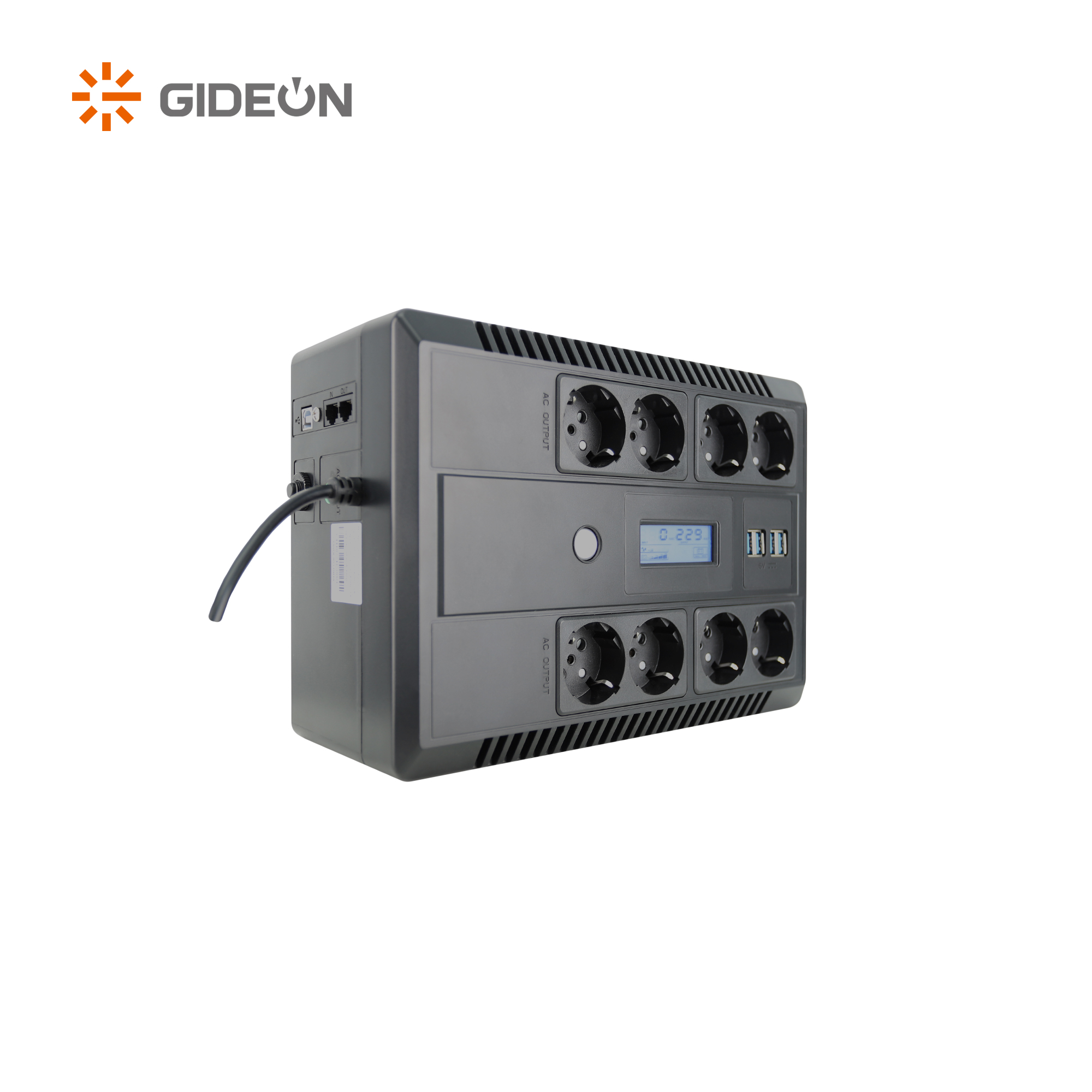 GDUP01-G 450VA-1000VA AC UPS com tela LCD 