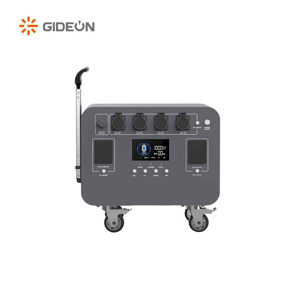 GD-SS026-5000W Fonte de alimentação portátil de armazenamento de energia com entrada de carregador de entrada solar porta de saída
