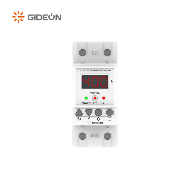 GD-V589-DA-40A DIN Rail Protetor de tensão Protetor de limitador de circuito Protetor para casa